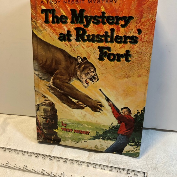 VINTAGE 1964 The Mystery At Rustlers’ Fort Troy Nesbit Hard Cover Book - Picture 12 of 15